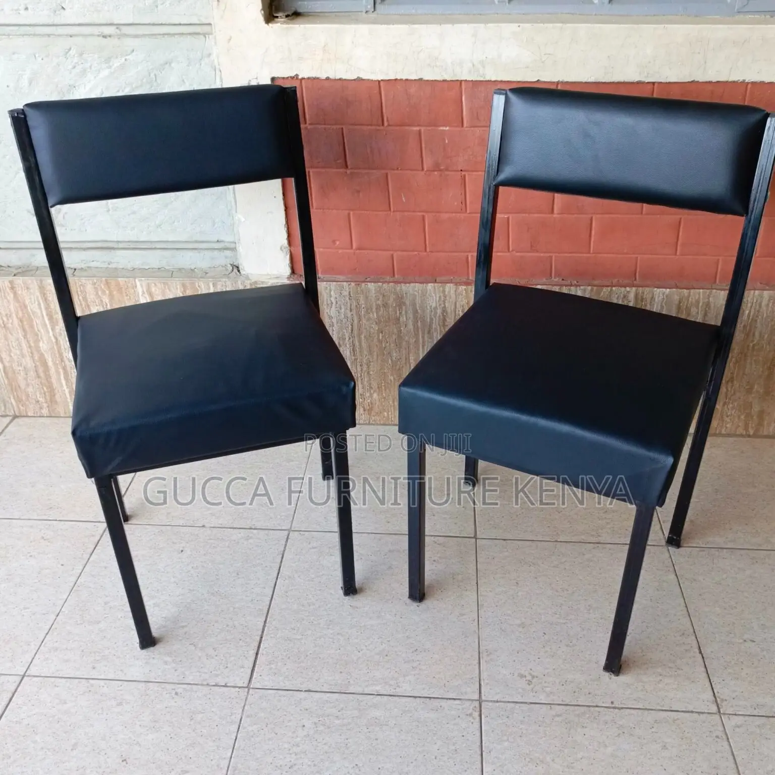 Office Chairs:Black Stackable Catalina Visitors Office Chair