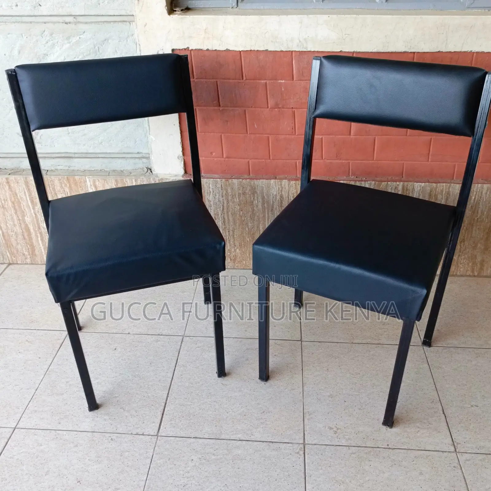 Office Chairs:Black Stackable Catalina Visitors Office Chair