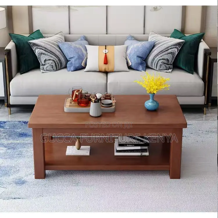 Coffee Tables:120cm Solid Wood Executive Coffee Table