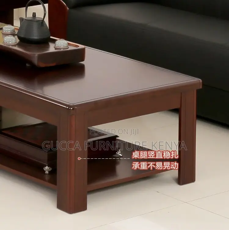 Coffee Tables:120cm Solid Wood Executive Coffee Table