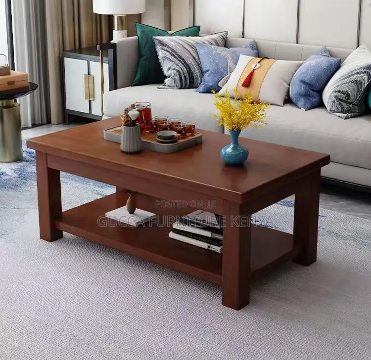 Coffee Tables:120cm Solid Wood Executive Coffee Table