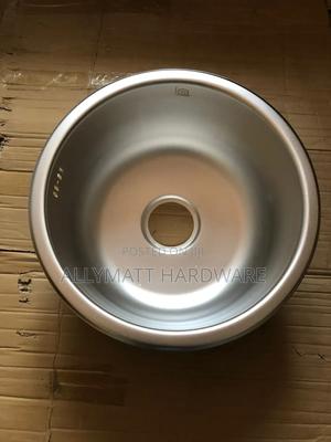 Stainless Round Single Bowl - main view