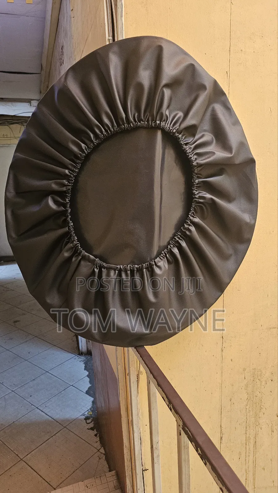 Tourist Service Vehicle Spare Wheel Cover With Logo/Contacts