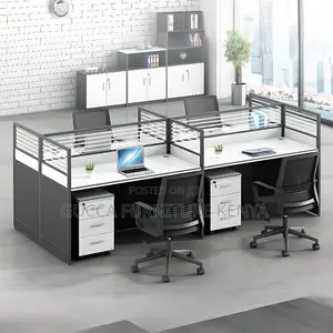 Workstation:4-Seater Modern Open View Office Workstation