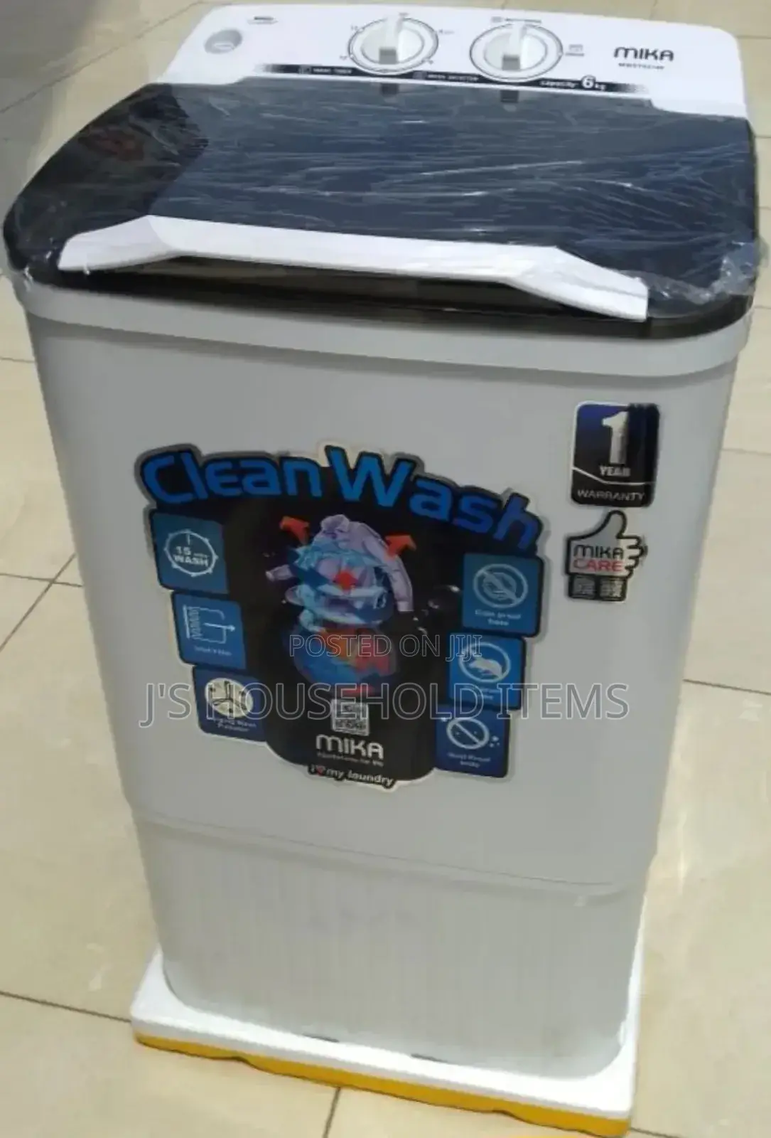 Mika 6kg Single Tub Washing Machine