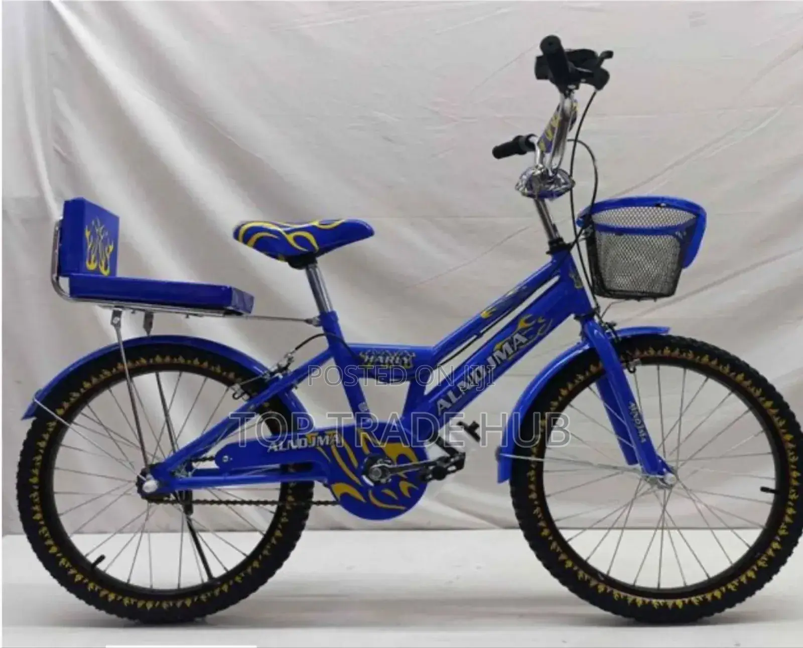Almond BMX 20 Inch Bicycle With Rack and Carrier