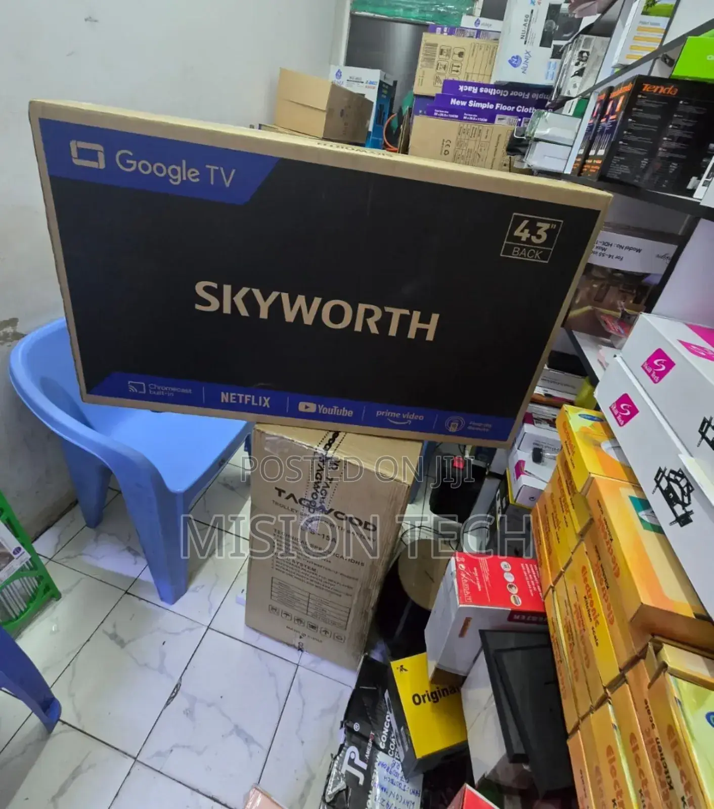 Skyworth 43 Inch 43E55 FHD Google TV
 