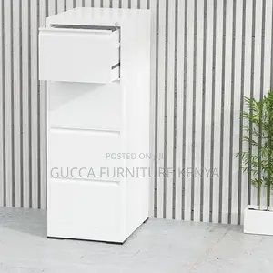 Cabinets: Metallic Portable Storage Cabinet With 4 Drawer