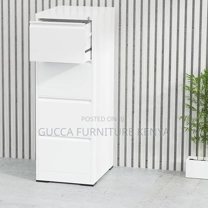 Cabinets: Metallic Portable Storage Cabinet With 4 Drawer