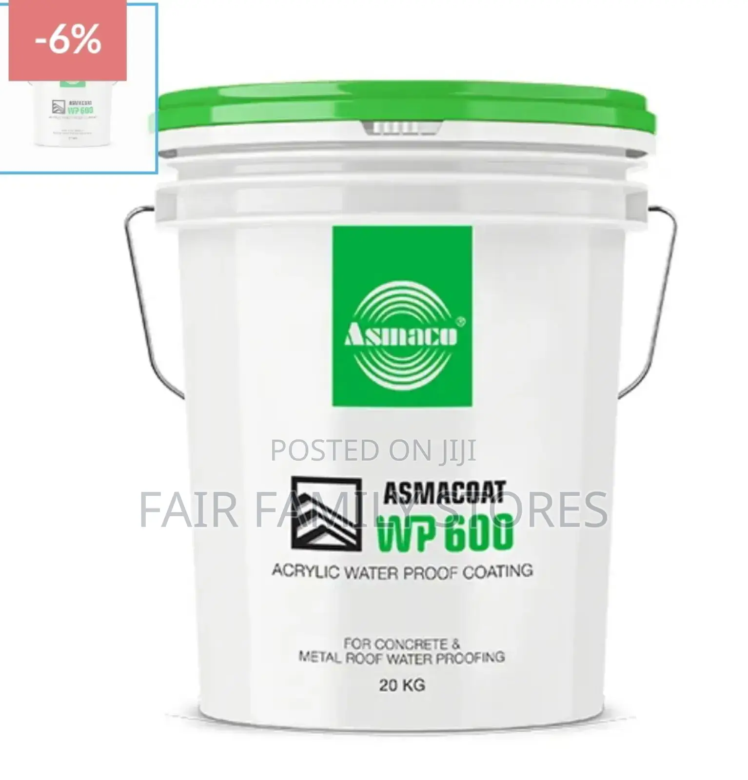 Asmaco Waterproof Coating Acrylic – WP 600