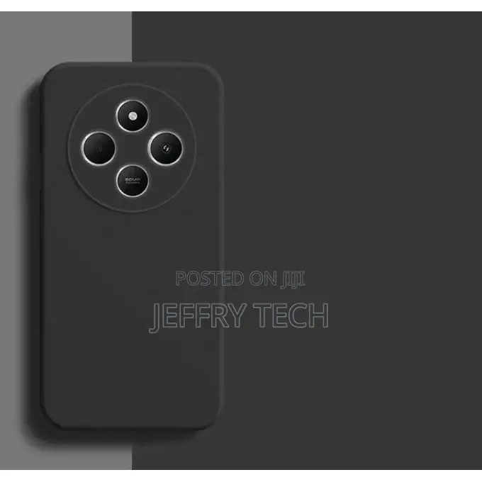 XIAOMI Redmi 14C Classy Black Silicone Phone Case/ Cover