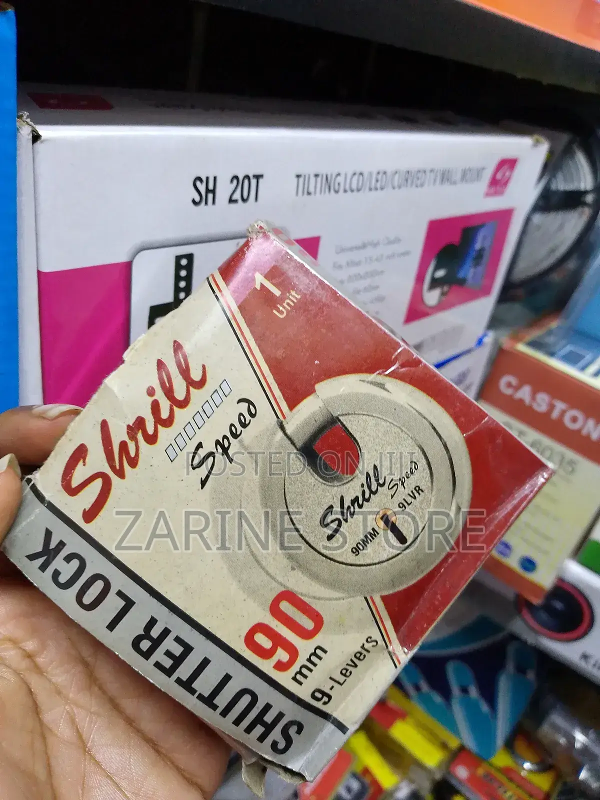 Shrill 3 Keys Padlock Made Of Hardened Steel Anti-rust