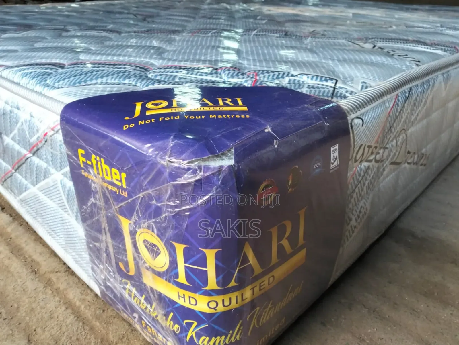 Usiogope Kutest! 6 X 6, Johari HD Quilted Mattresses.Tulete?