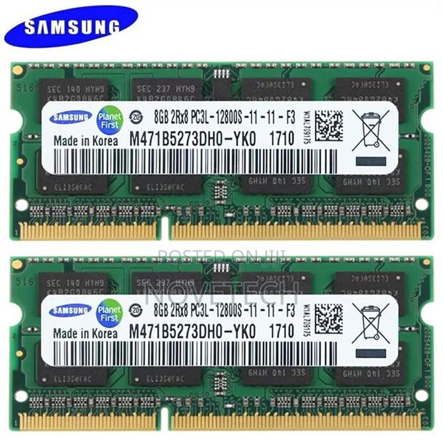 Samsung Ddr3l RAM 8gb Pc3l-12800 Laptop Memory