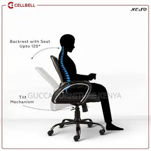 Office Chairs: Medium Back Mesh Office Study Chair