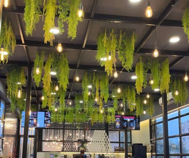 Hanging Vines With Beautiful Flowers Decoration