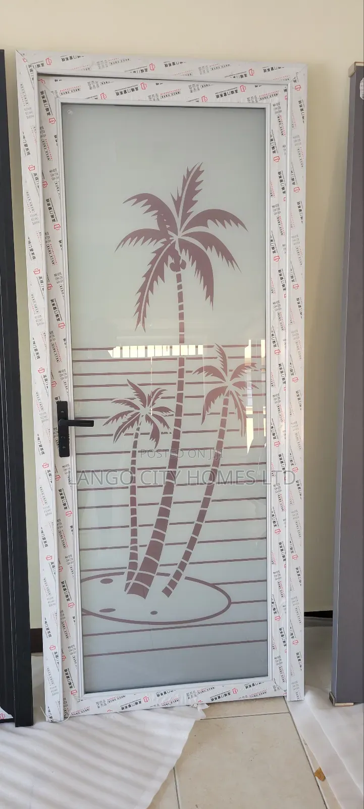 Toughened Glass Aluminium Bathroom Doors