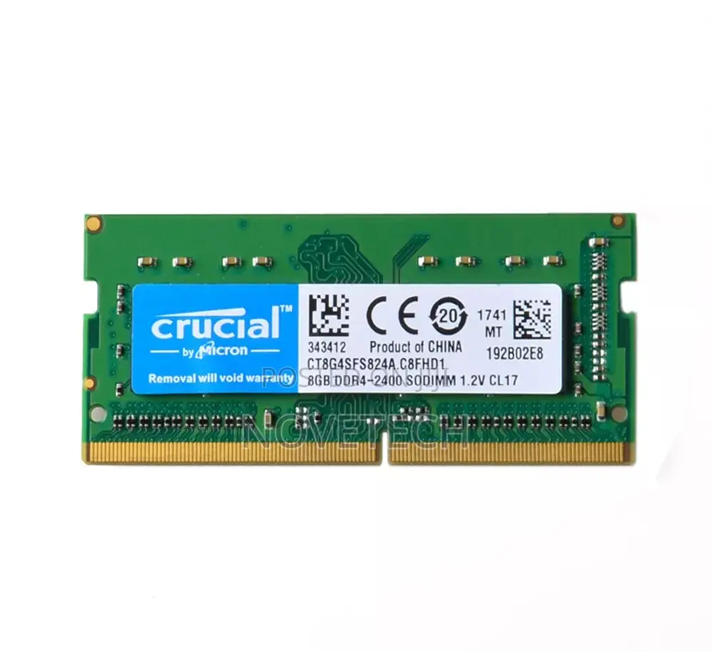 8gb RAM Ddr4 Pc4-19200 Pc4-2400t 2400 MHZ Laptop Memory.