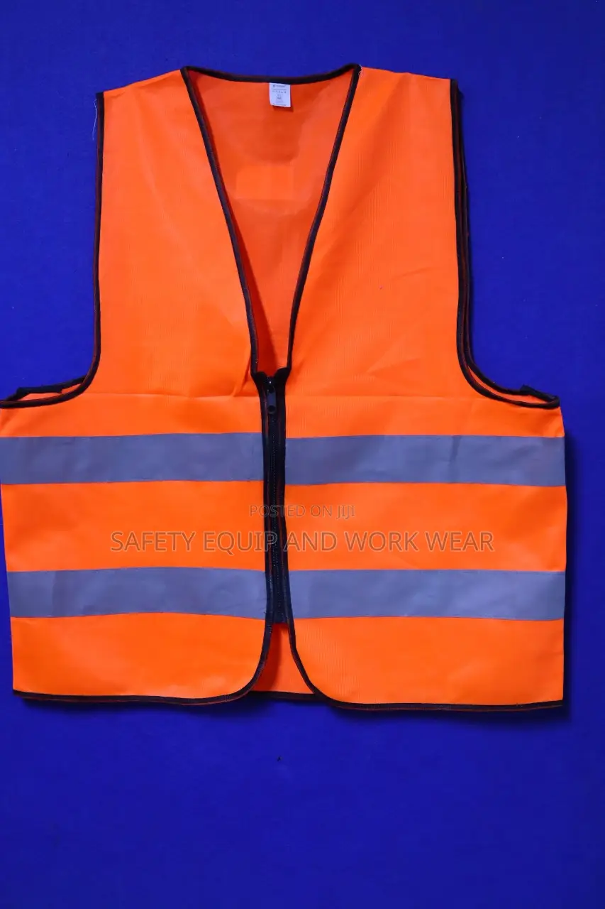 120gsm Reflector Vest Zip Front Closure