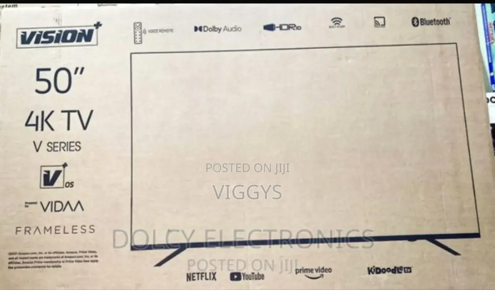 Brand D New 50 Inch Vision Smart Tv