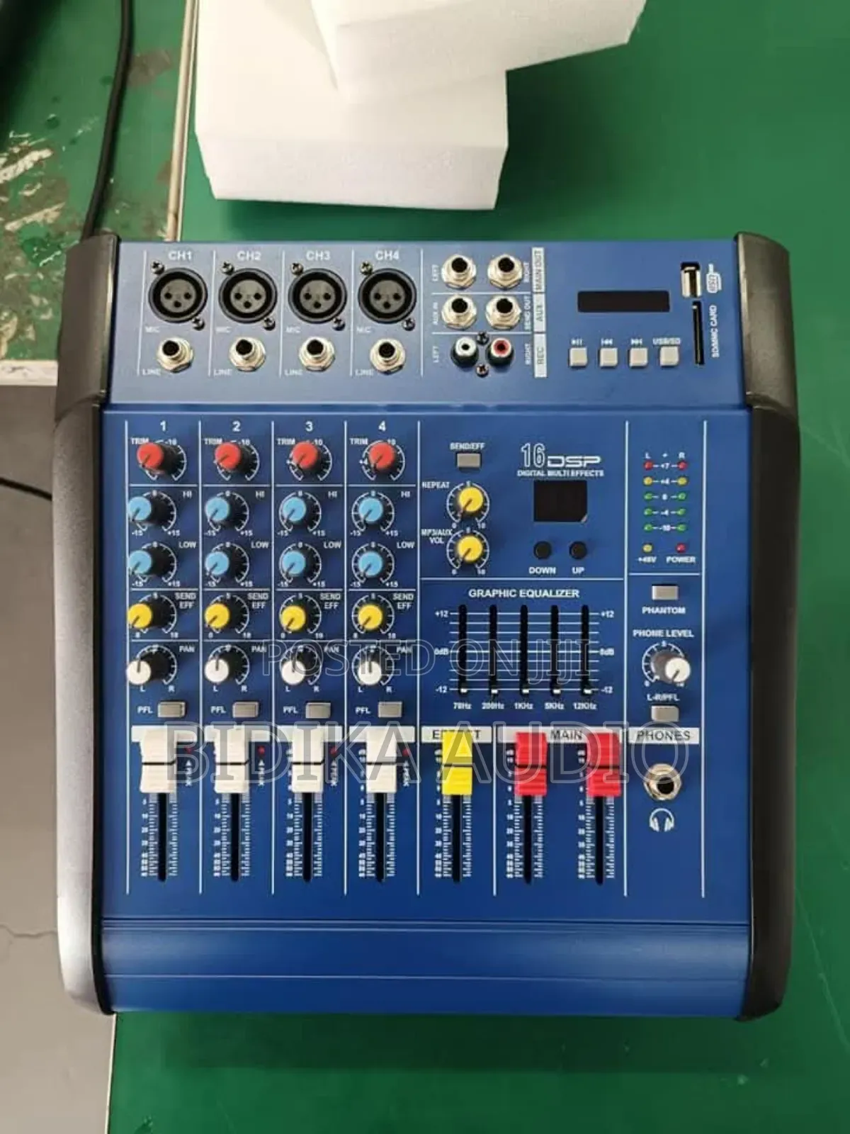 New Brand Powered Mixer 4ch Music Mixer