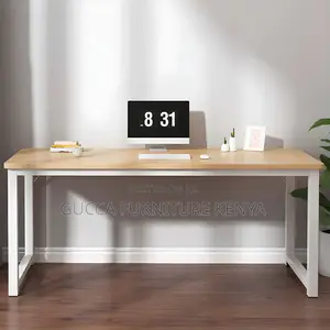 Clerical Desking: Modern Wood Table Top Computer Desk