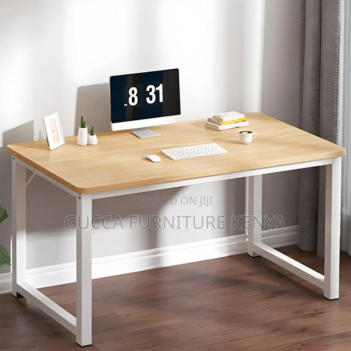 Clerical Desking: Modern Wood Table Top Computer Desk