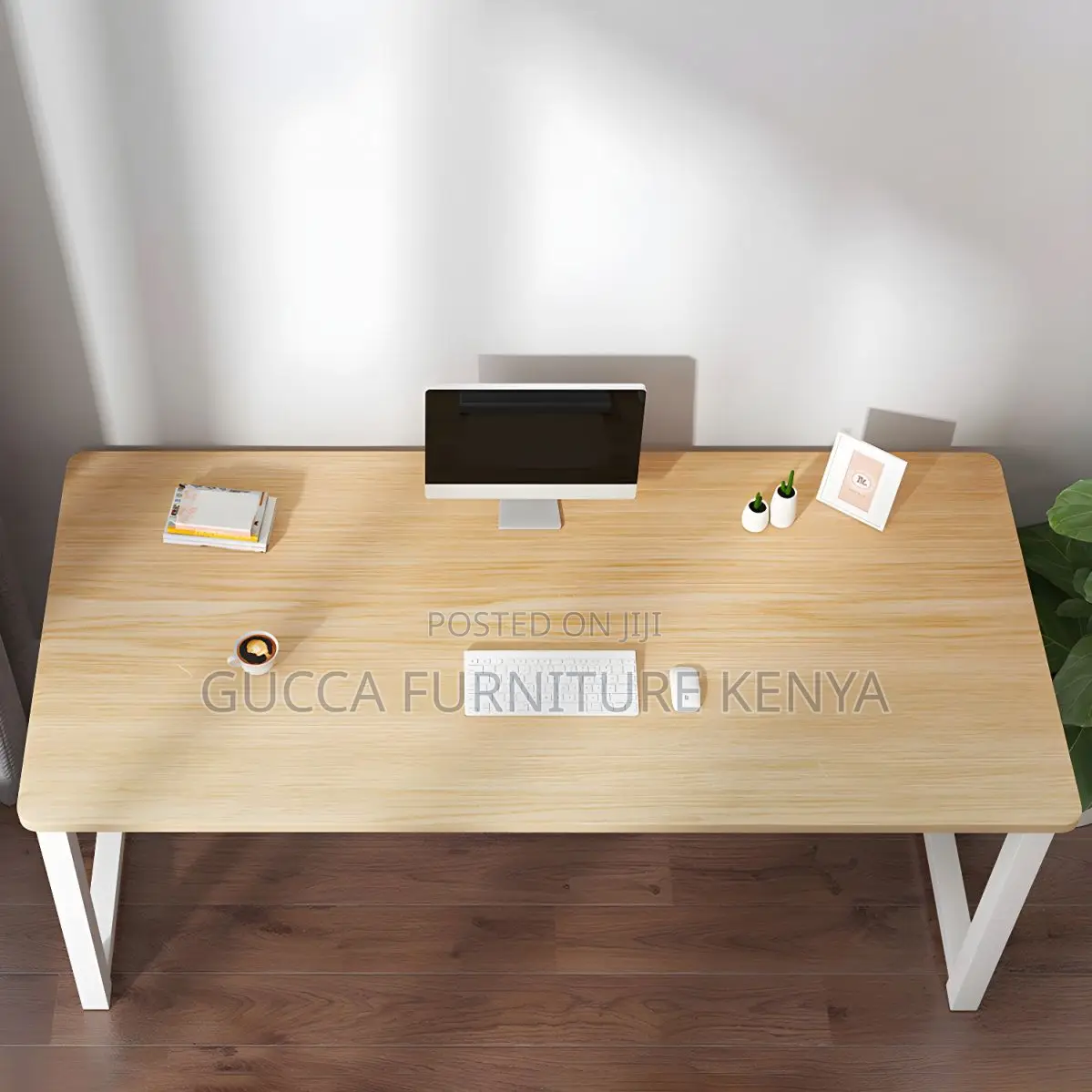 Clerical Desking: Modern Wood Table Top Computer Desk