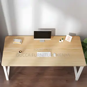 Clerical Desking: Modern Wood Table Top Computer Desk
