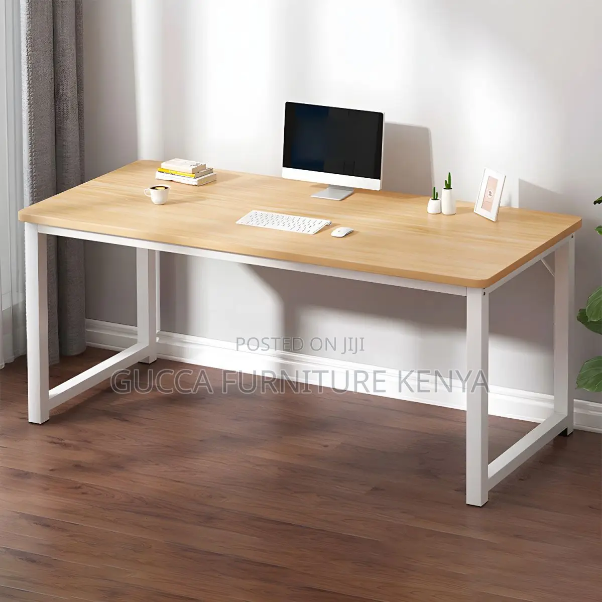 Clerical Desking: Modern Wood Table Top Computer Desk