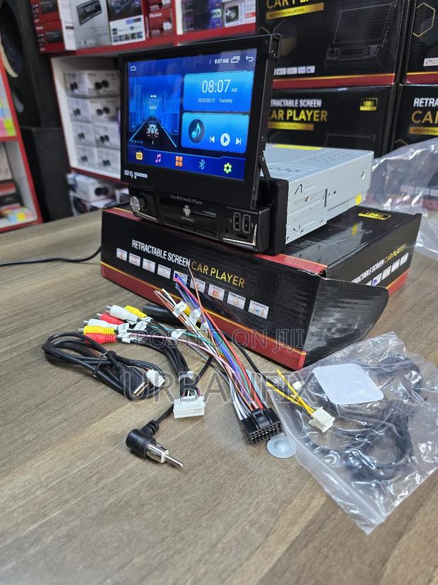 Single Din 7 Inch Retractable Android Car Radios 2gb/32gb