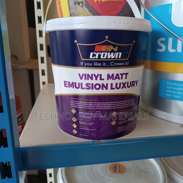 Crown Vinyl Matt Emulsion Luxury(4litres) - thumbnail 3