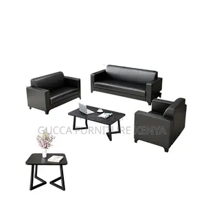 Sofas: Vinyl Leather Upholstery 5-Seater Executive Sofa