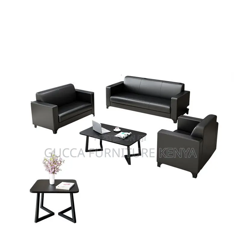 Sofas: Vinyl Leather Upholstery 5-Seater Executive Sofa