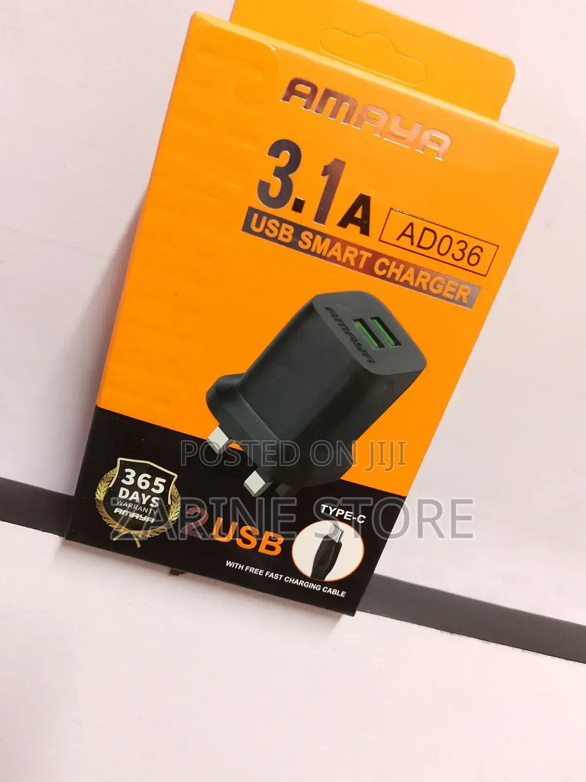 Amaya Smart Fast Charger 2 USB Port Type C