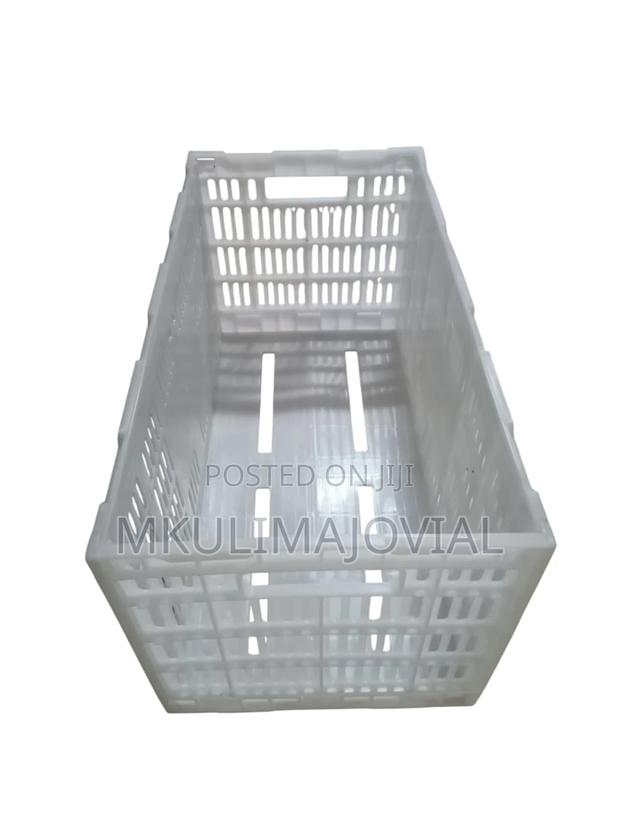 Strong Plastic Foldable Egg Transport Crate