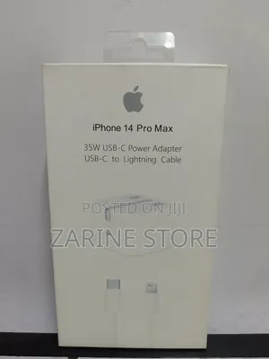 Original 14 Pro Max 35W Fast Charger, Type C to Lightning