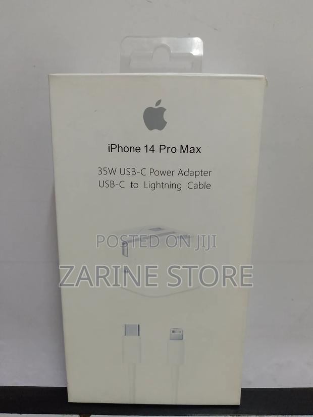 Original 14 Pro Max 35W Fast Charger, Type C to Lightning - main view