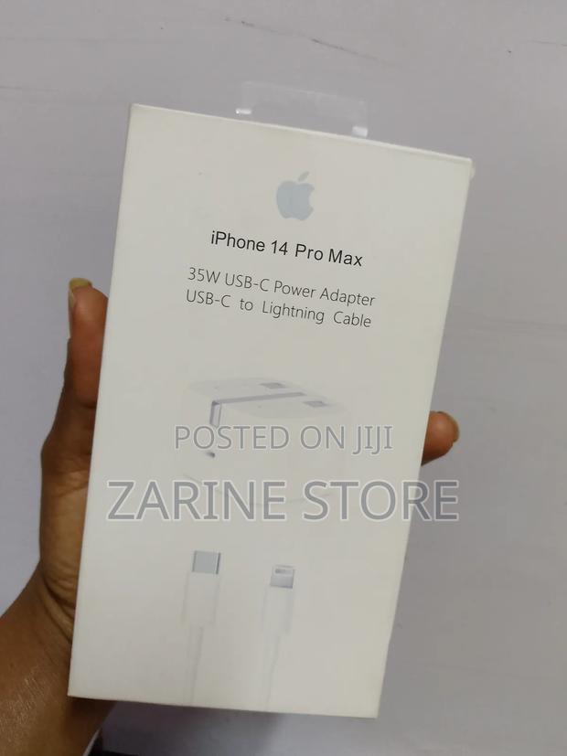 Original 14 Pro Max 35W Fast Charger, Type C to Lightning - thumbnail 3
