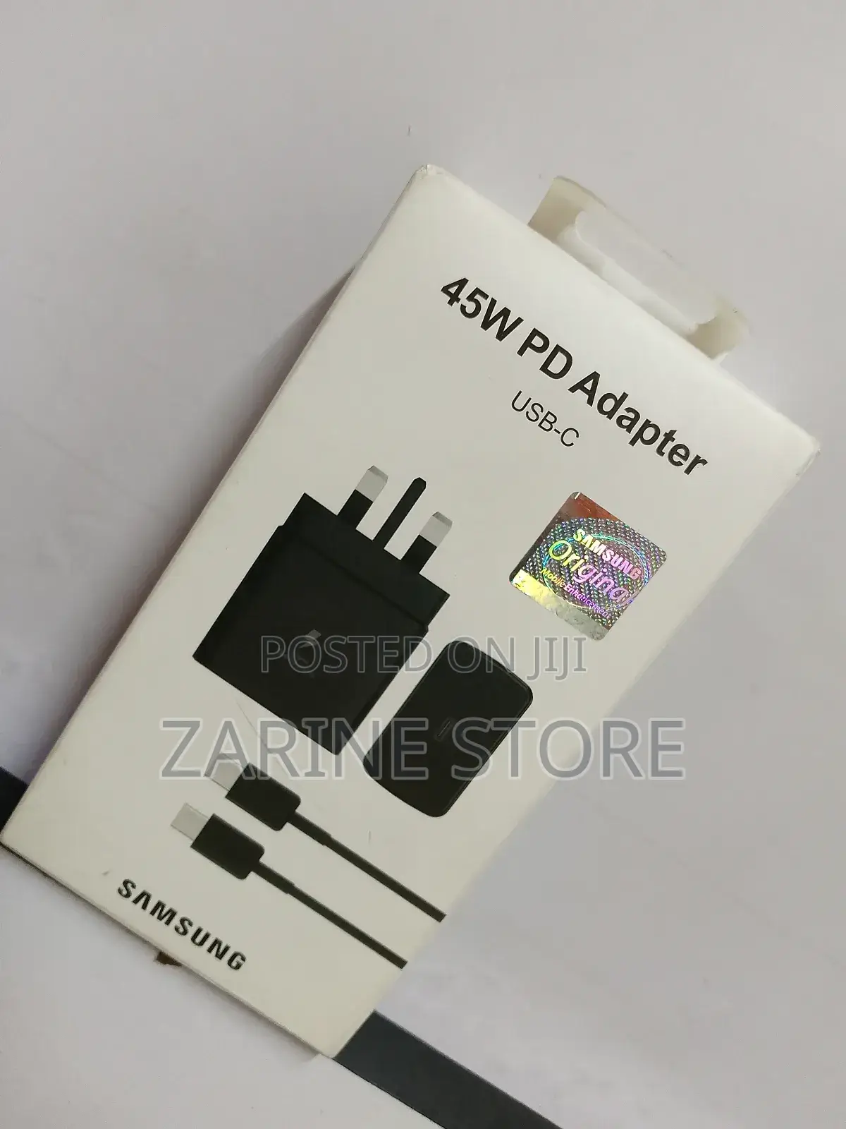 Original Samsung 45w Charger With C-C Cable Fast Charging