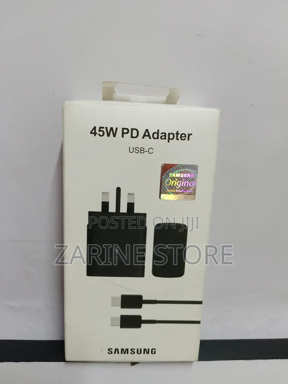 Original Samsung 45w Charger With C-C Cable Fast Charging