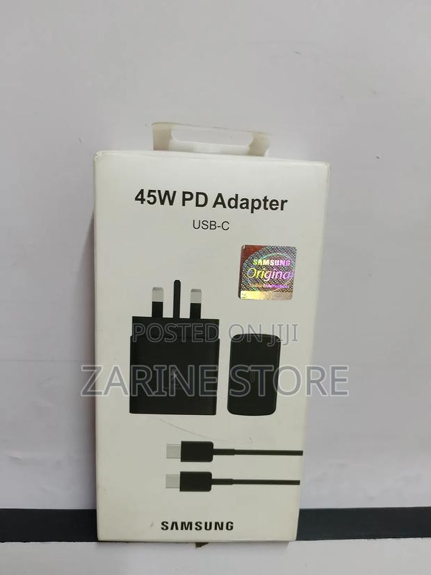 Original Samsung 45W Charger With C-C Cable Fast Charging - thumbnail 3