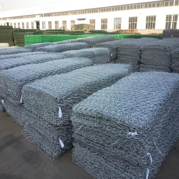 Triple Twisted Galvanized Gabion Boxes - main view