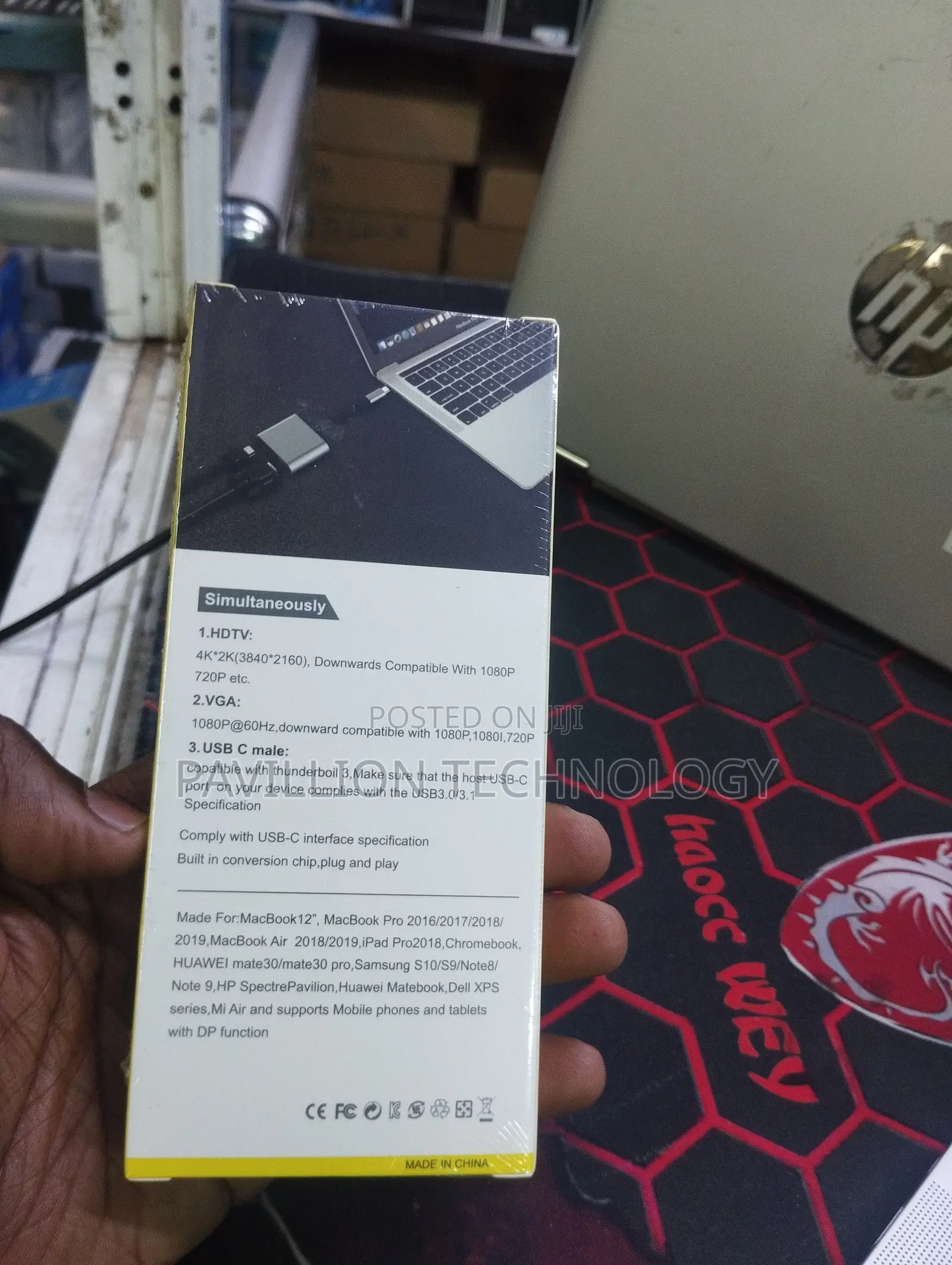 Type C to HDMI/Vga
