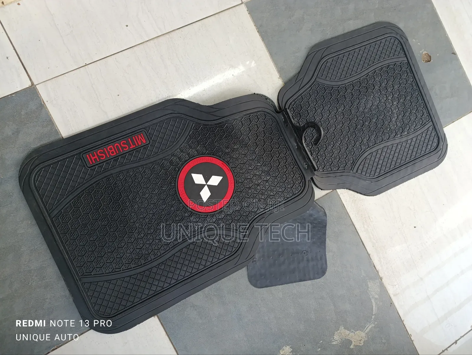 Mitsubishi Rubber Floor Mats- Shield Against Mud,Snow Dirt