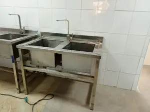 Double Bowl Sinks. Commercial.