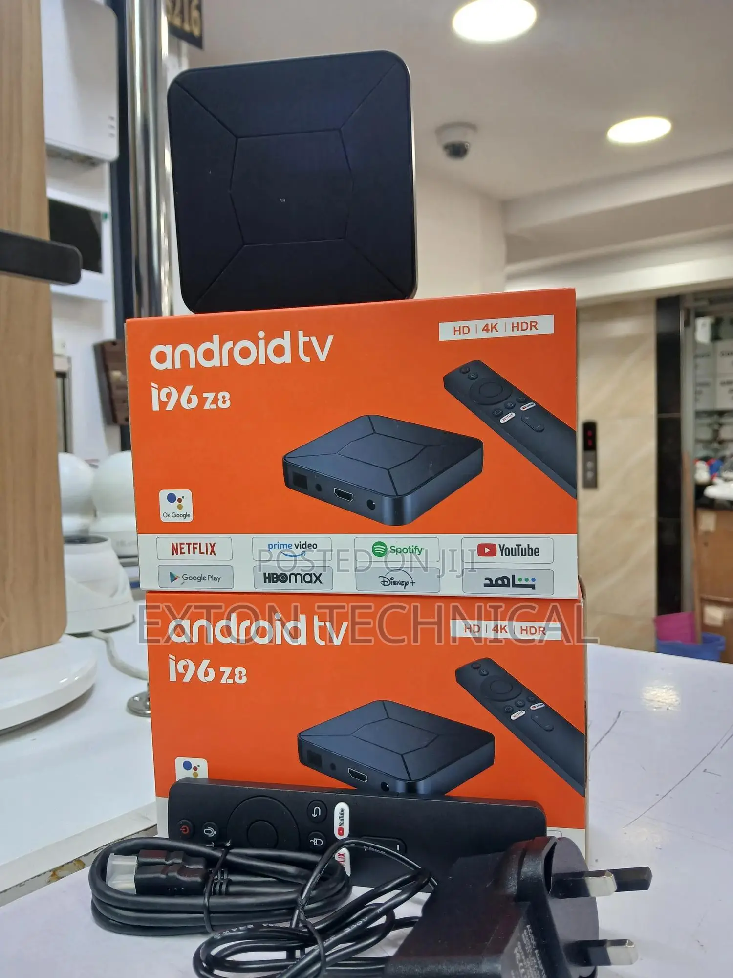 Android Tv Box With Remote and Talkback Function