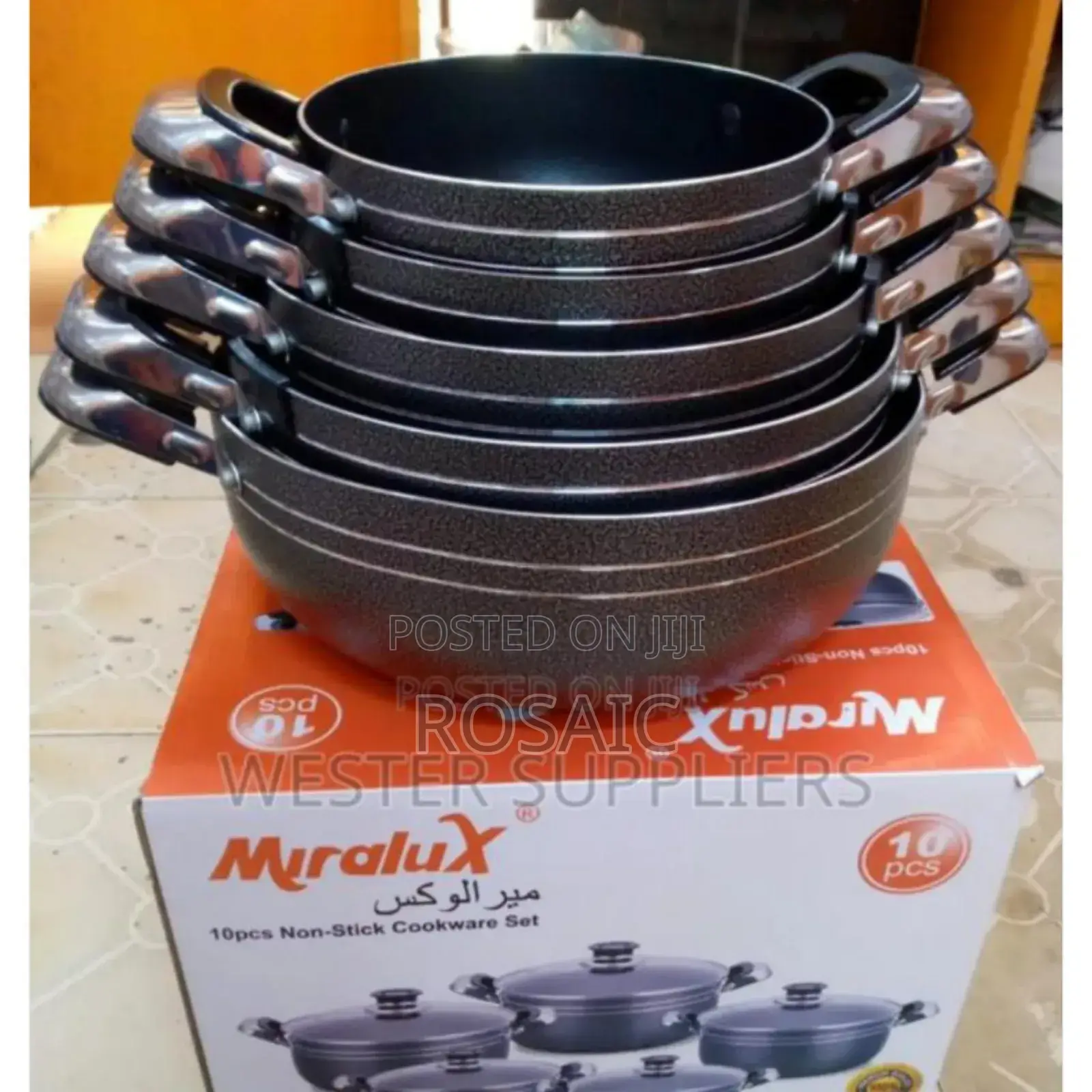 10pcs Marlux Nonstick Cookware Set