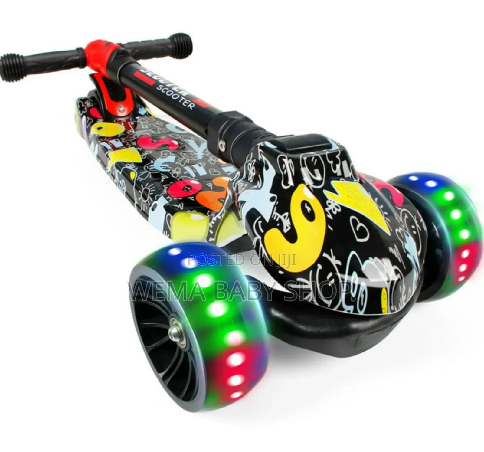 Grafiti Adjustable Kids Scooter With Music and Lights
