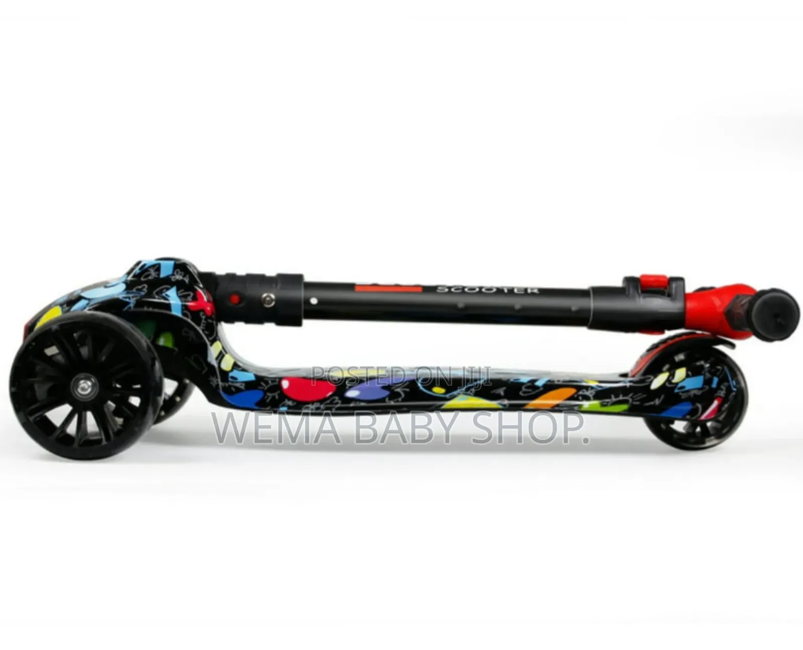 Grafiti Adjustable Kids Scooter With Music and Lights